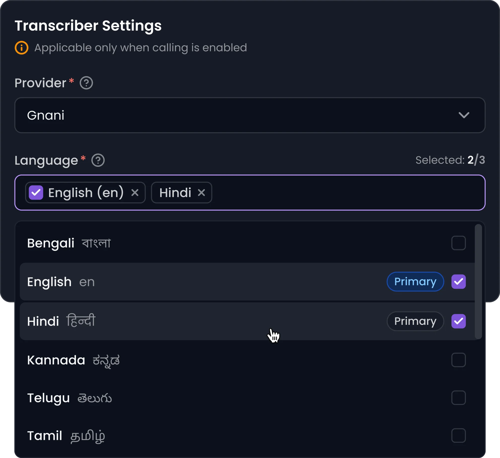 transcriber